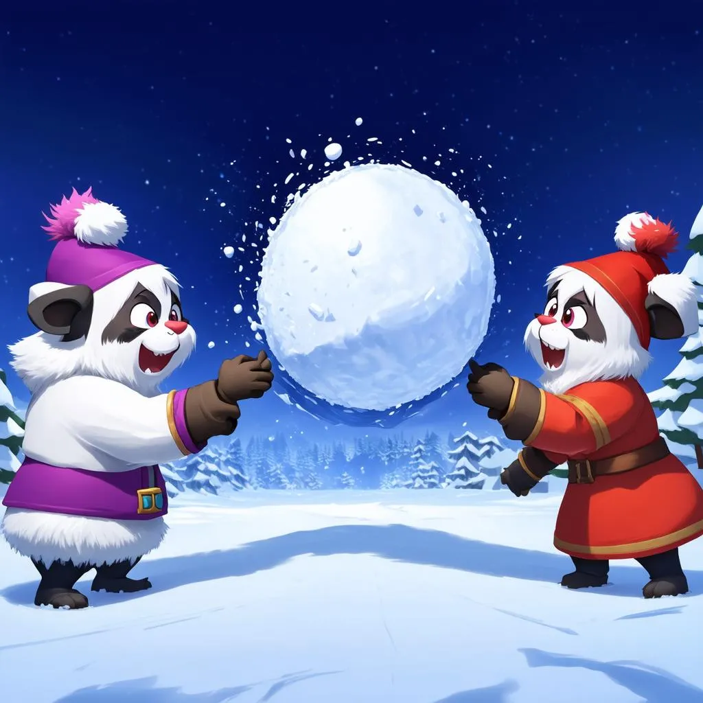 nunu-and-willump-throwing-snowball