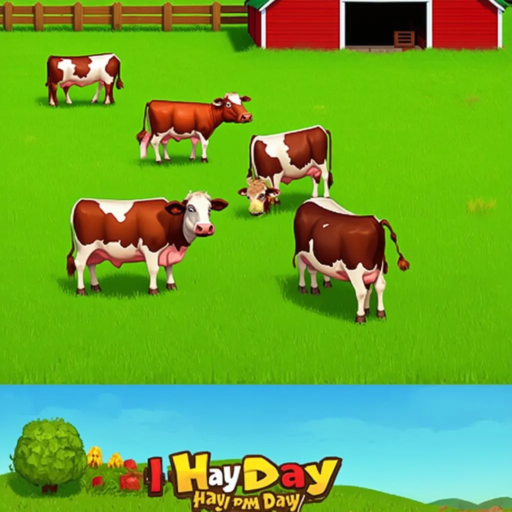 Nuôi bò sữa trong Hay Day