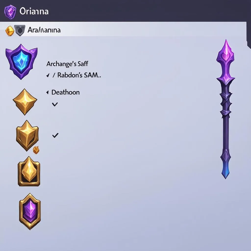 Orianna Aram Build