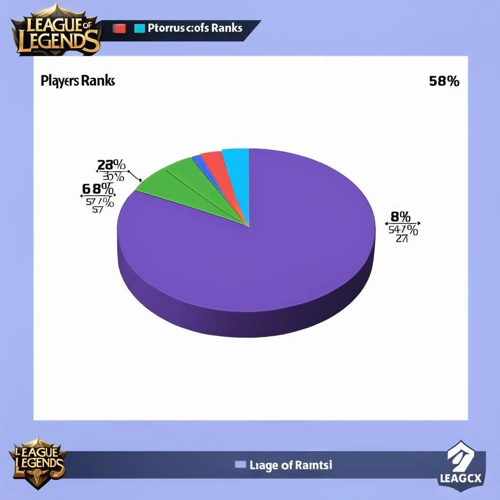 League of Legends rank distribution chart