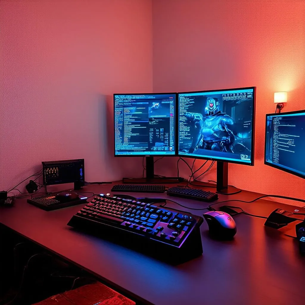 Gaming room decoration