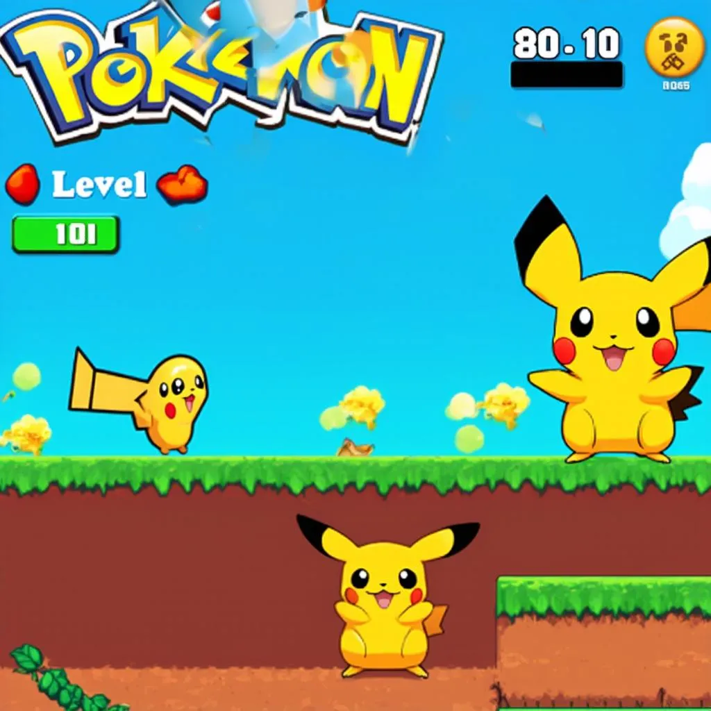 Pikachu game màn chơi