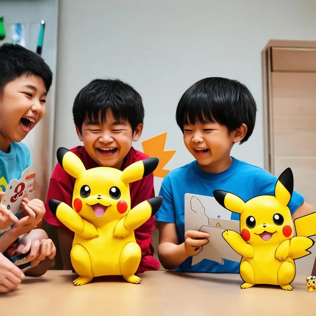 Pikachu với bạn bè