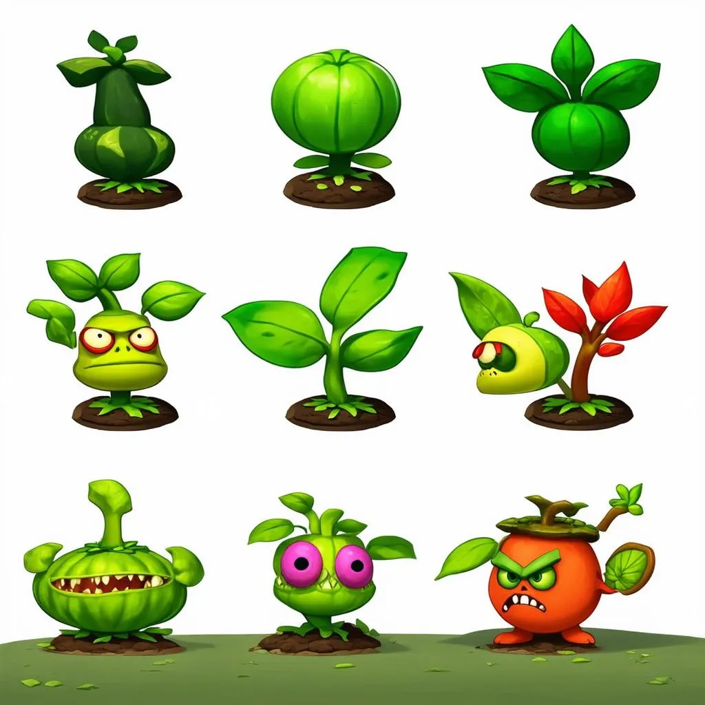 Plants vs Zombies 2 Characters