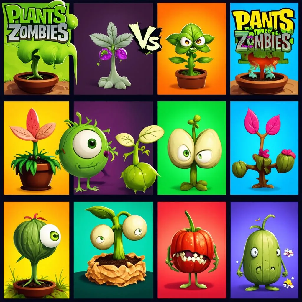 Characters in Plants vs Zombies