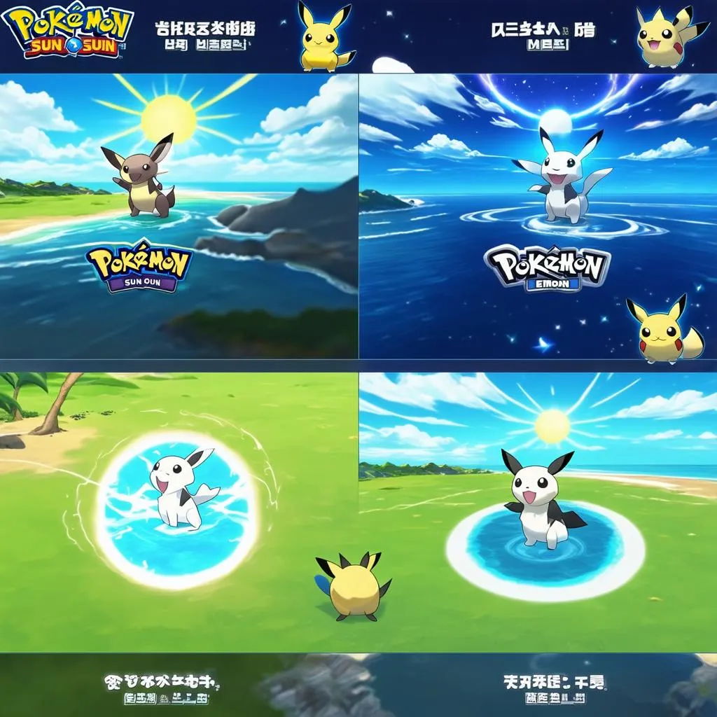 Lối chơi Pokemon Sun and Moon