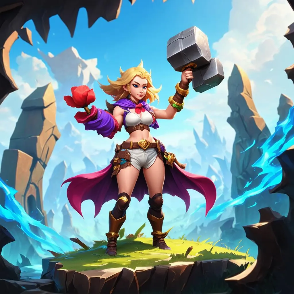 Poppy trên Bản Đồ League of Legends