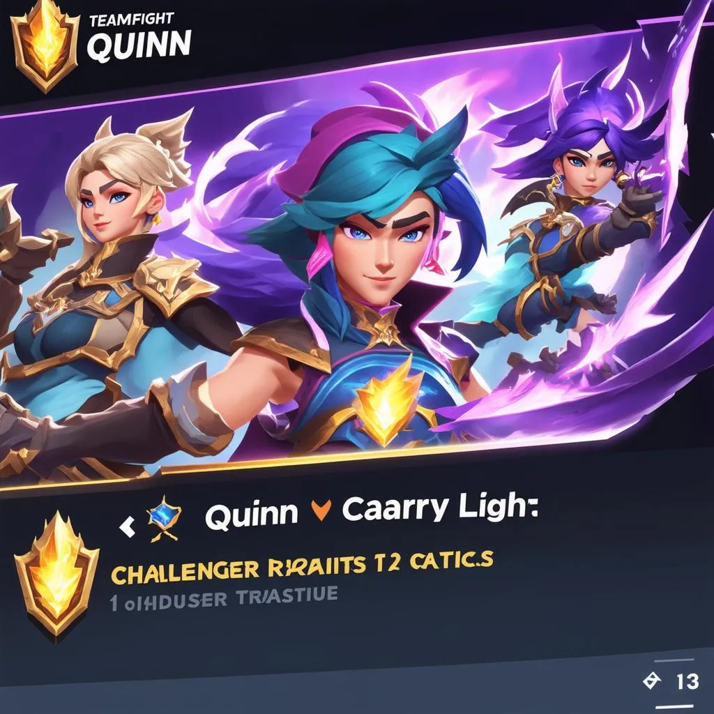 Quinn ĐTCL Đội Hình