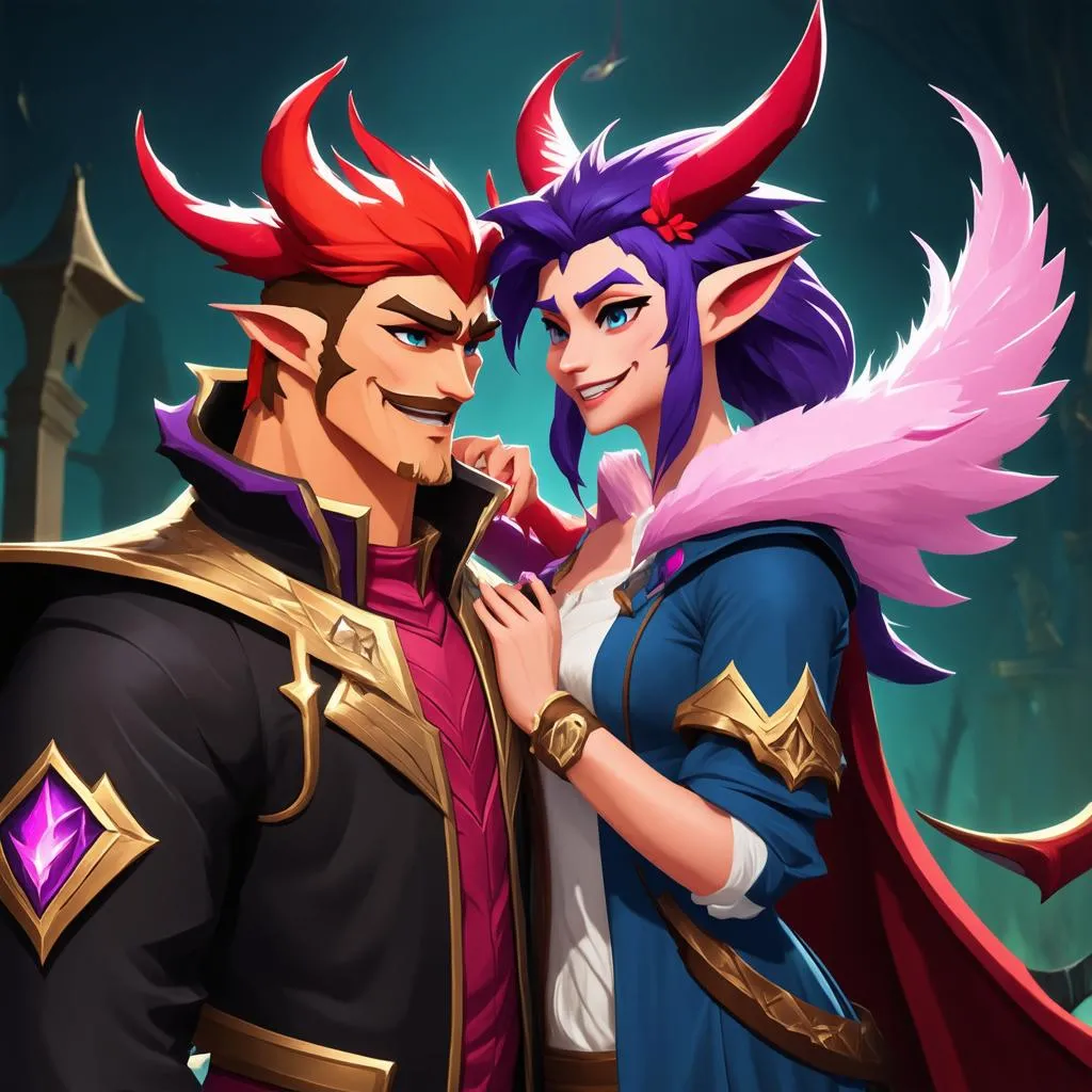 Rakan and Xayah Couple