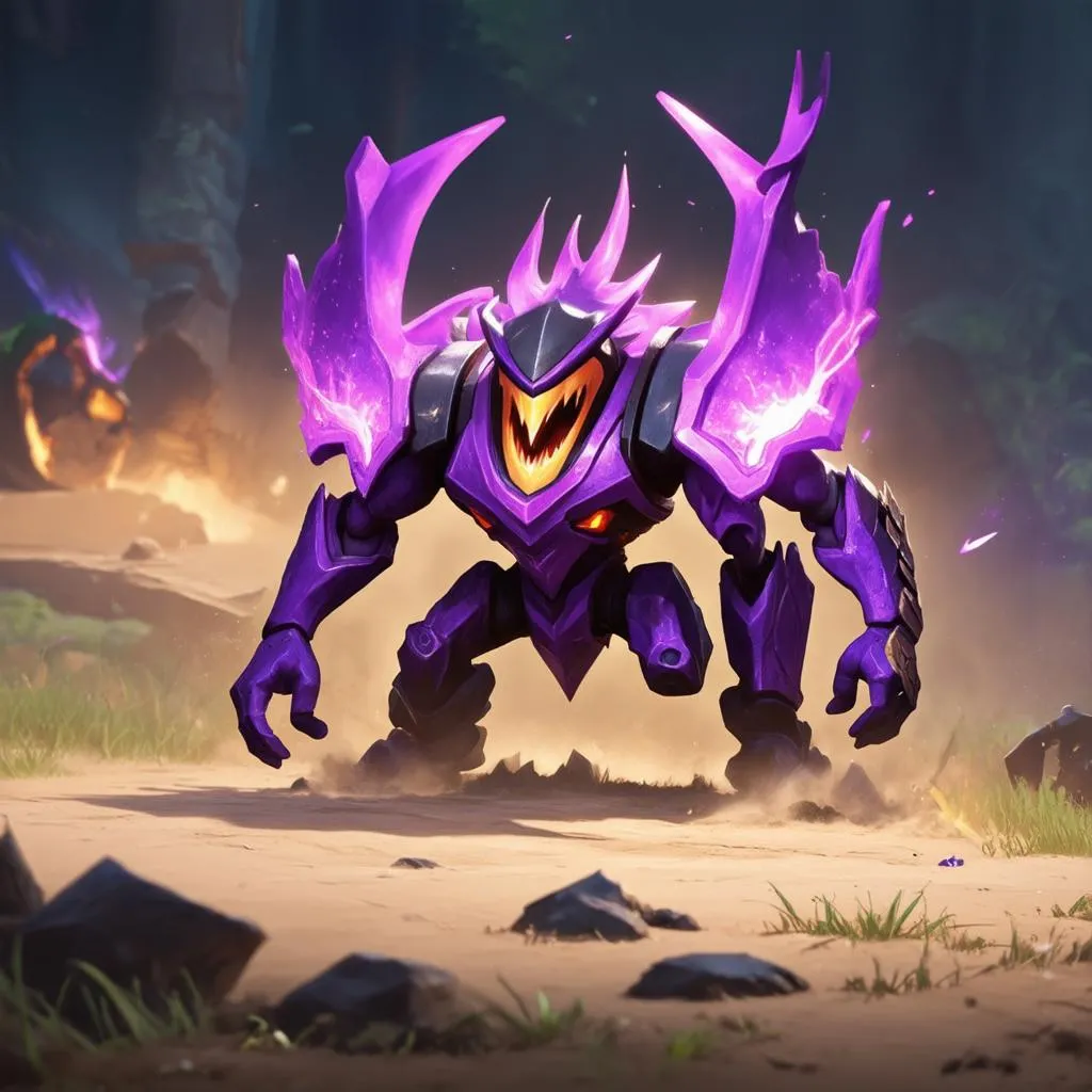 Rek'Sai gank đường