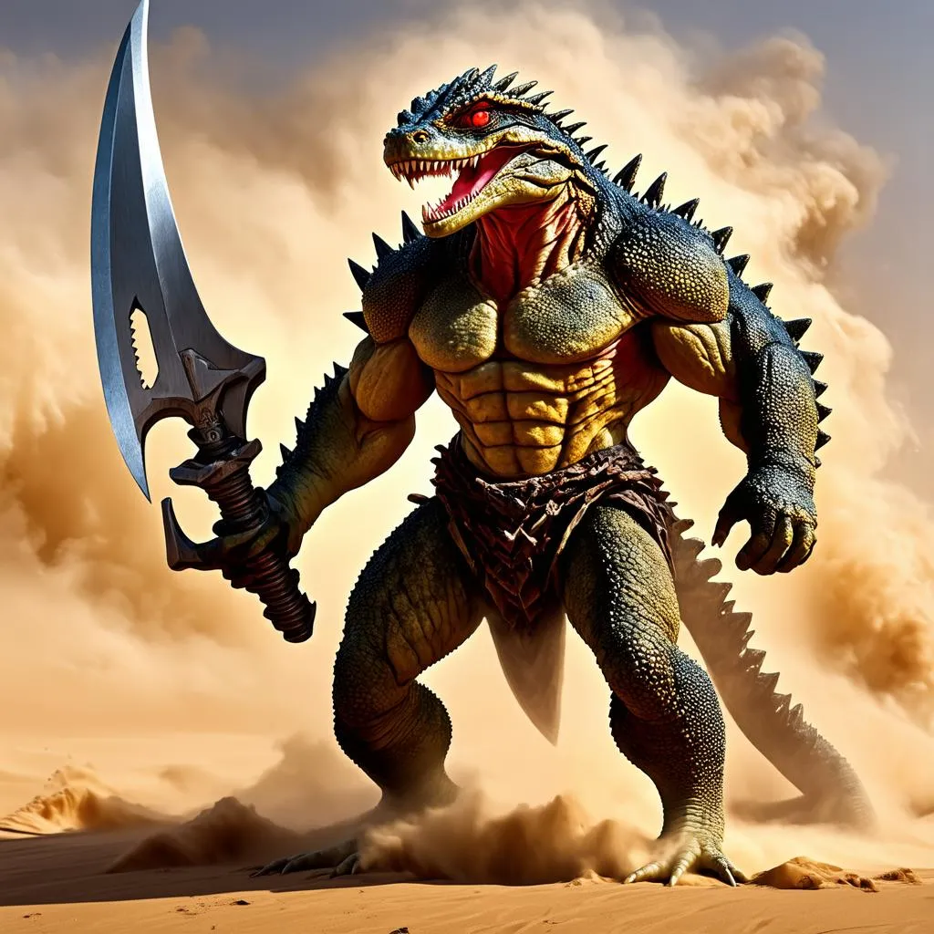 ReneKton: Quái Xà Sa Mạc – Sức Mạnh Hoang Sơ và Bí Ẩn Của Sa Mạc Shurima