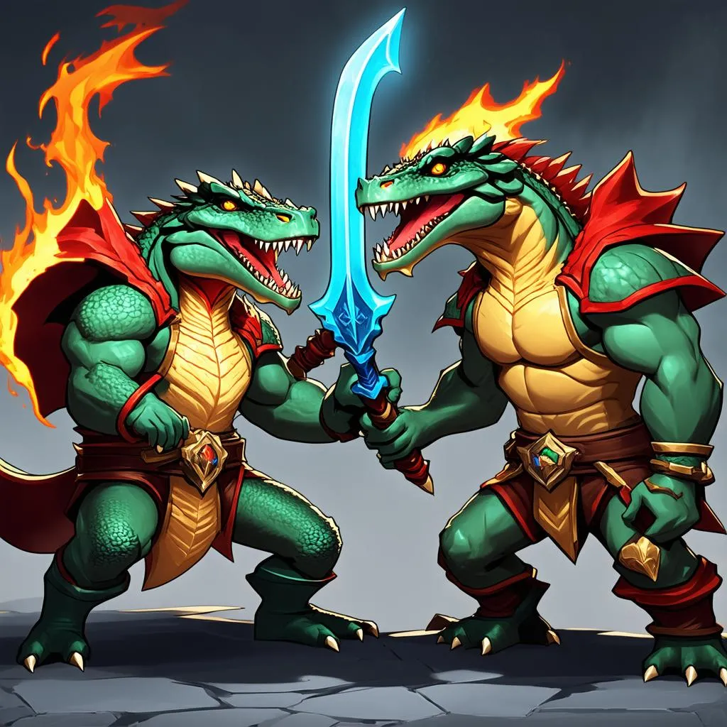 Renekton vs Darius đối đầu tại đường trên