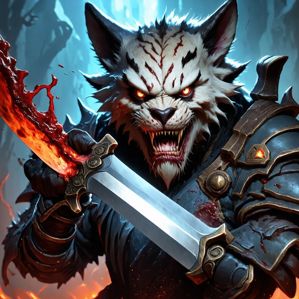 Rengar với Huyết Kiếm