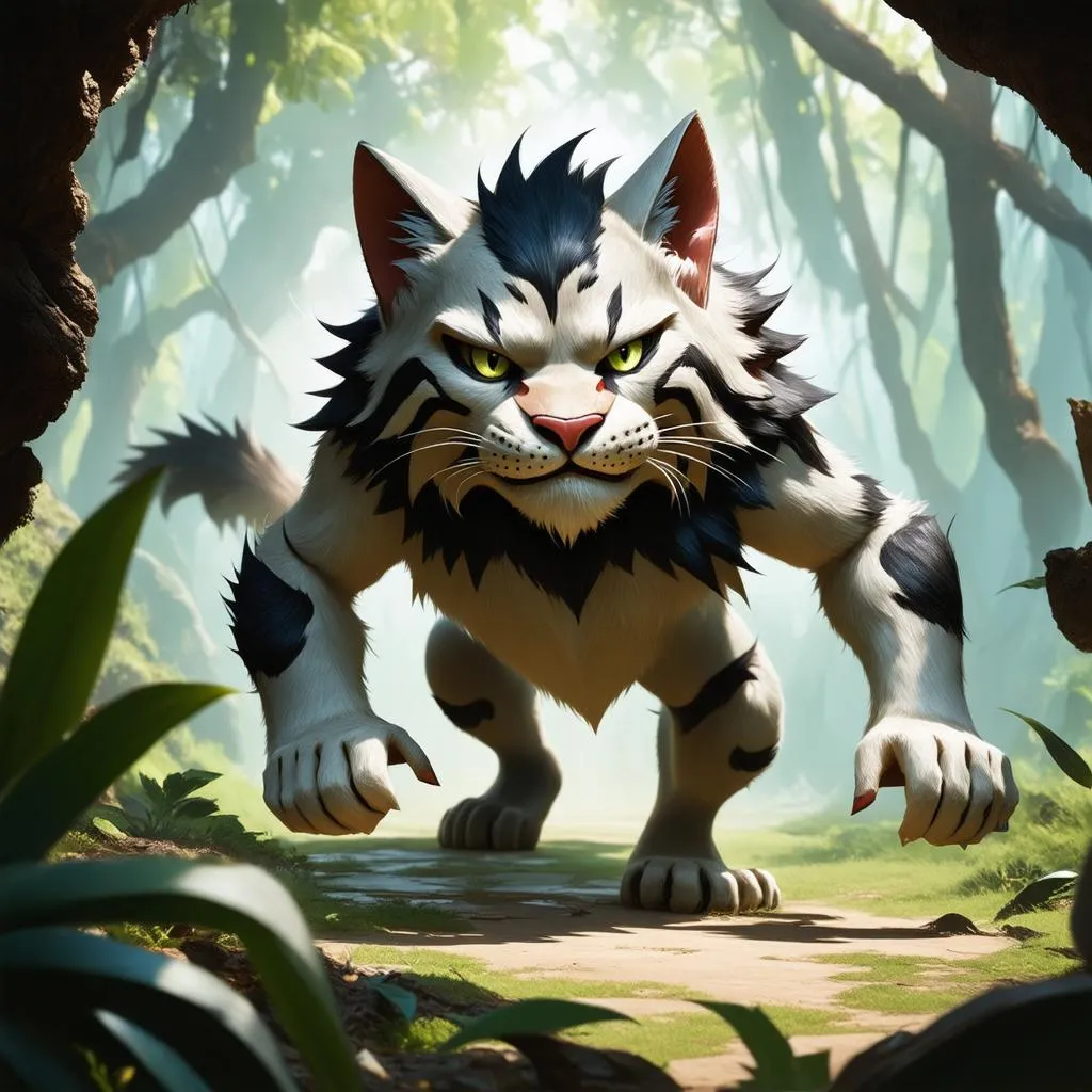 Rengar trong khu rừng