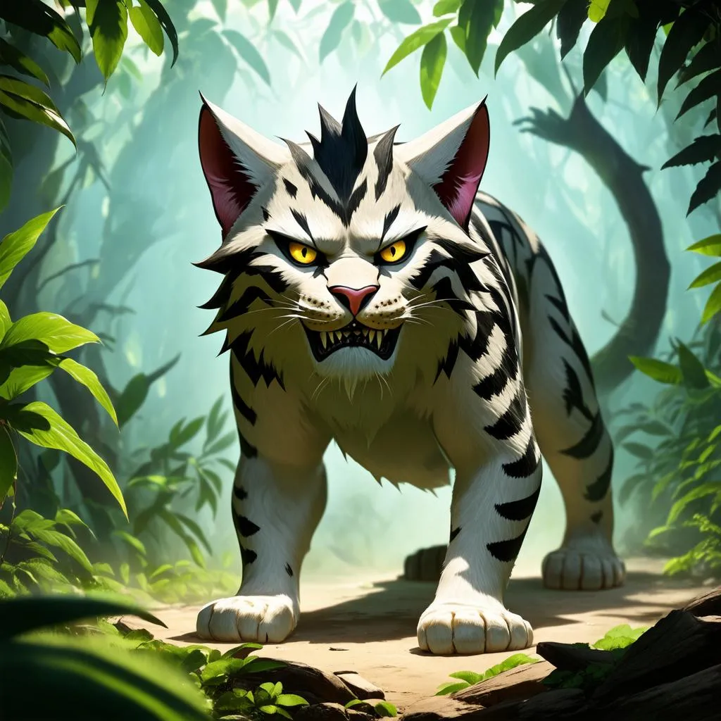 Rengar ẩn mình trong rừng