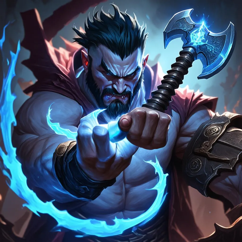 Draven's R Axe