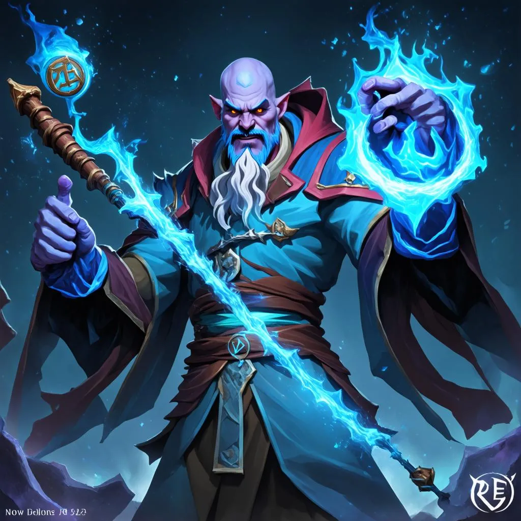 Ryze sử dụng Rod of Ages