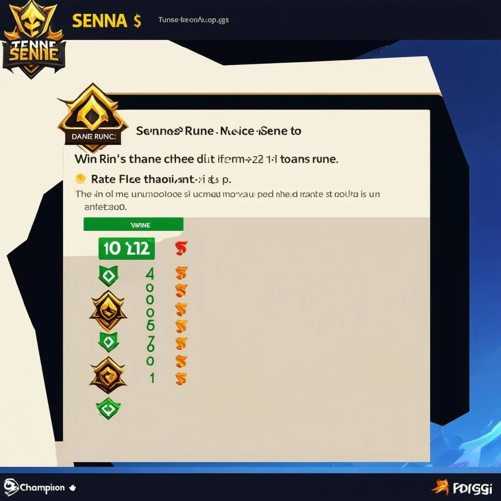 Senna Op.gg Bảng Ngọc