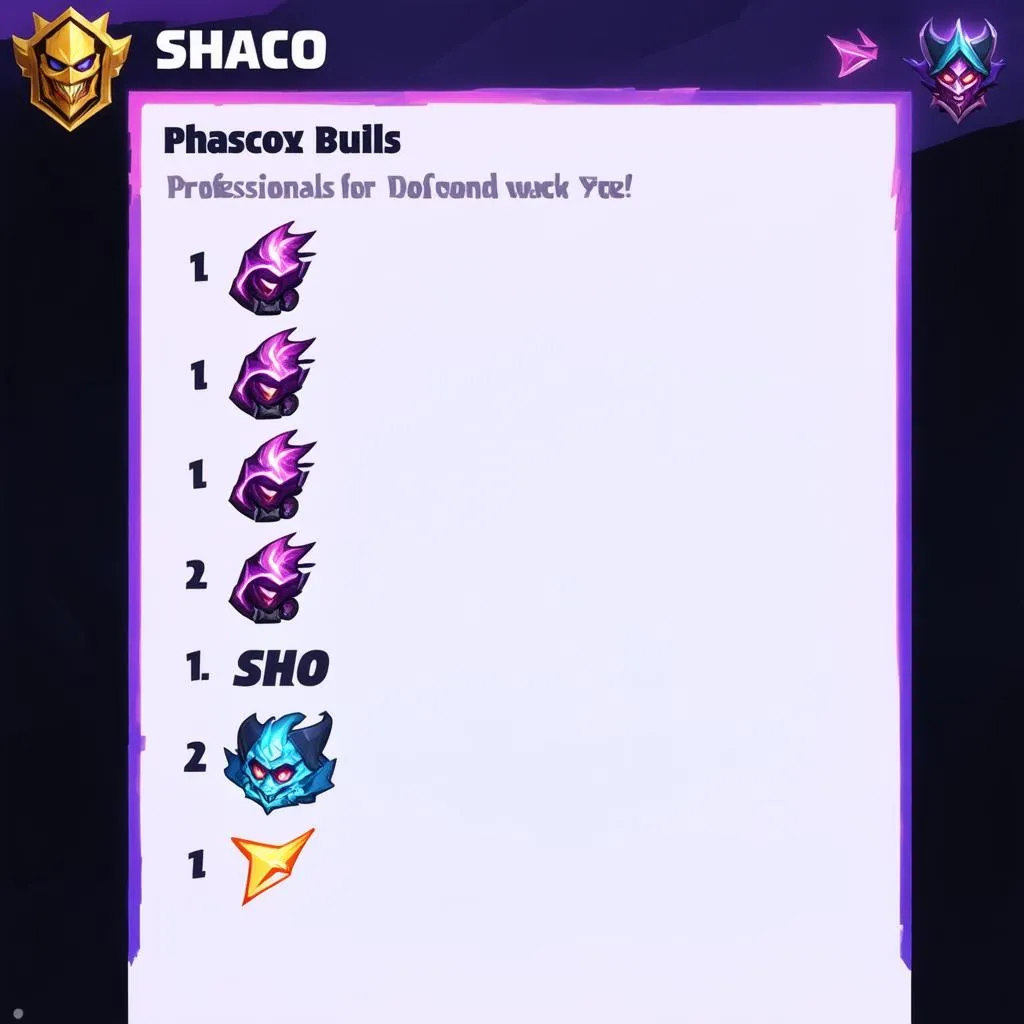 Shaco Probuilds