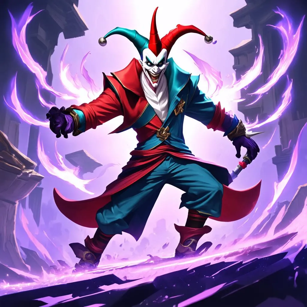 Shaco hỗ trợ đồng đội