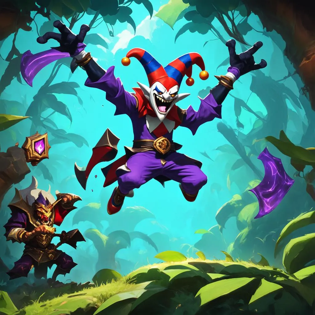 Shaco đi rừng gank đường