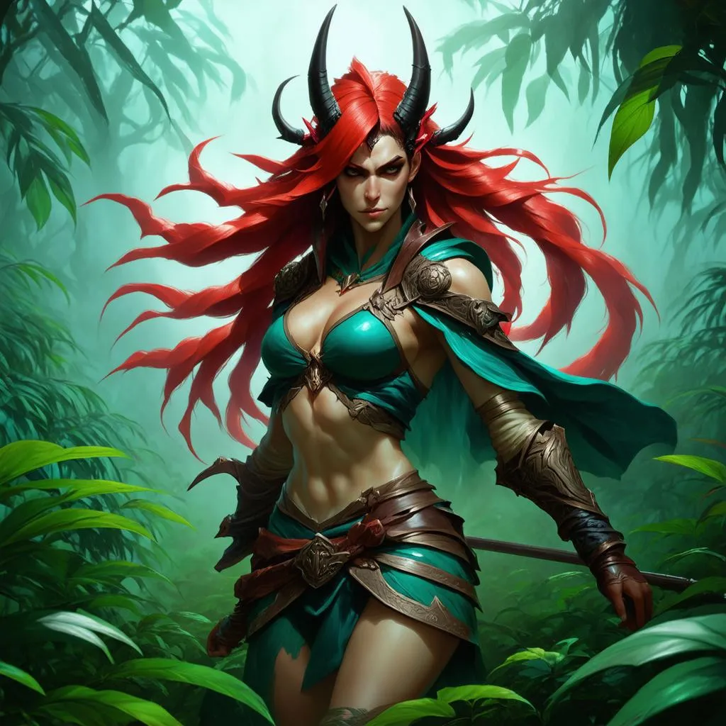 Shyvana trong rừng xanh