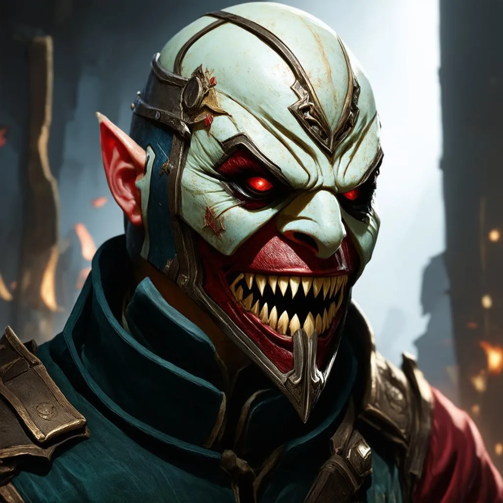 Singed mask