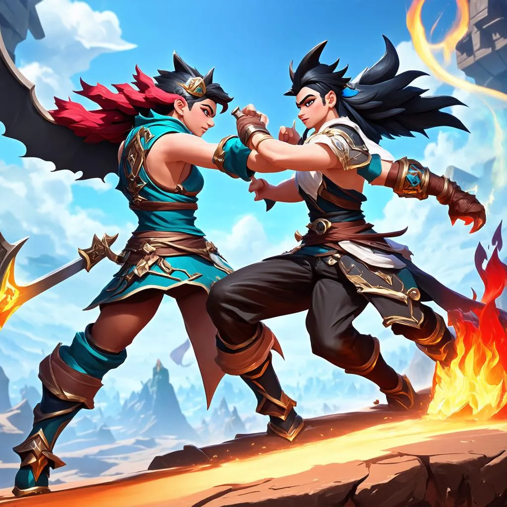 Sivir đối đầu Yasuo