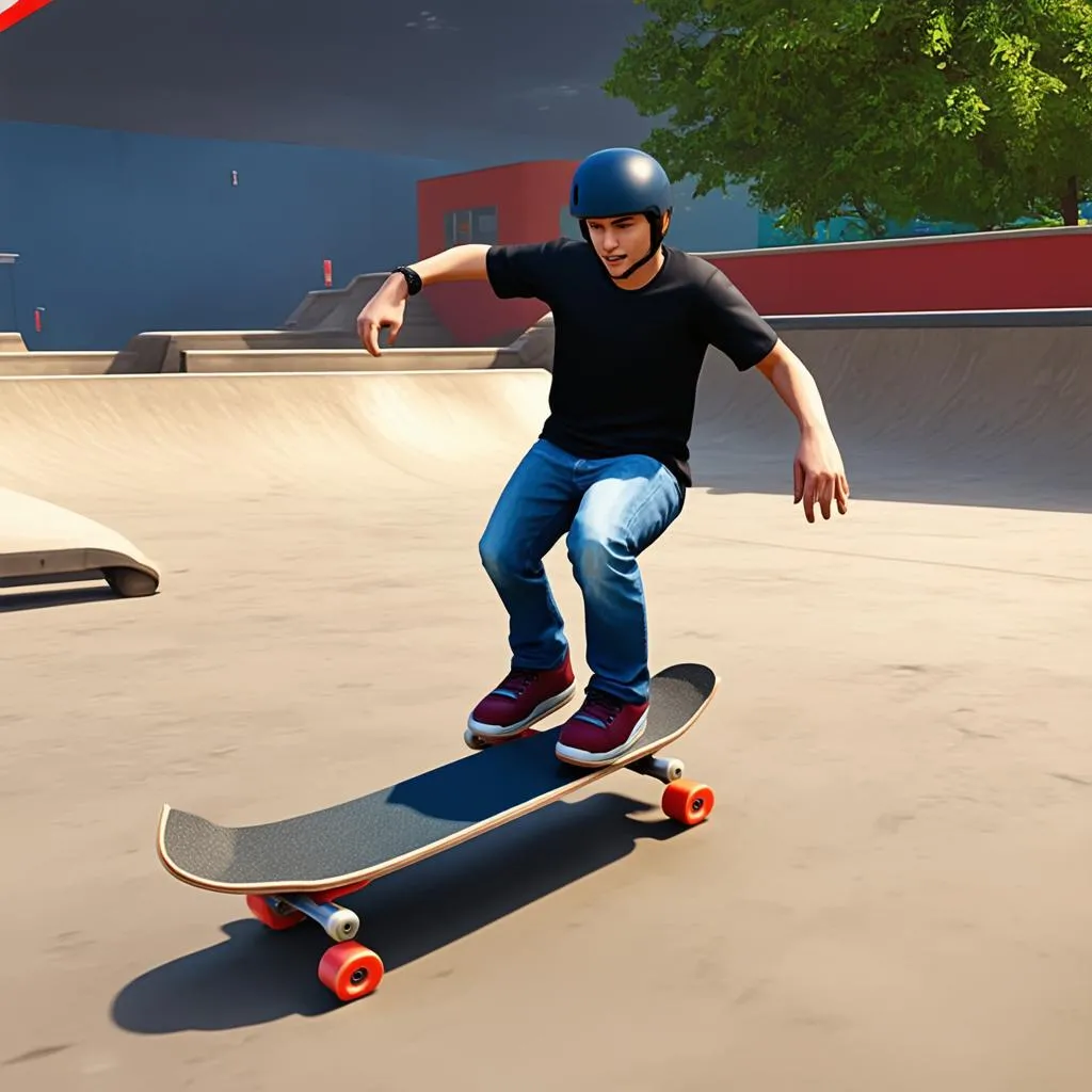 Gameplay of Skate XL