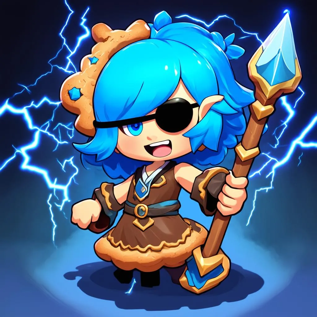 Stormbringer Cookie in Cookie Run: Kingdom