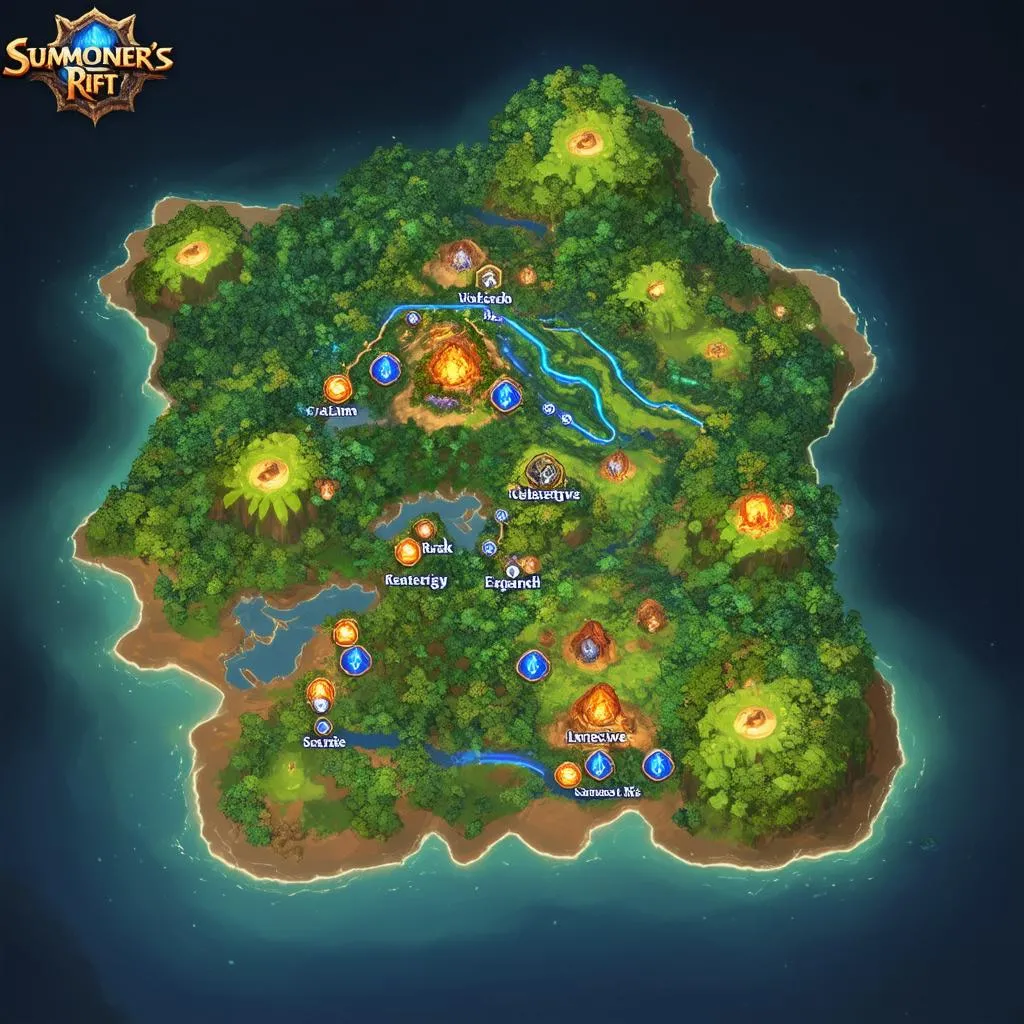 Summoner's Rift Map