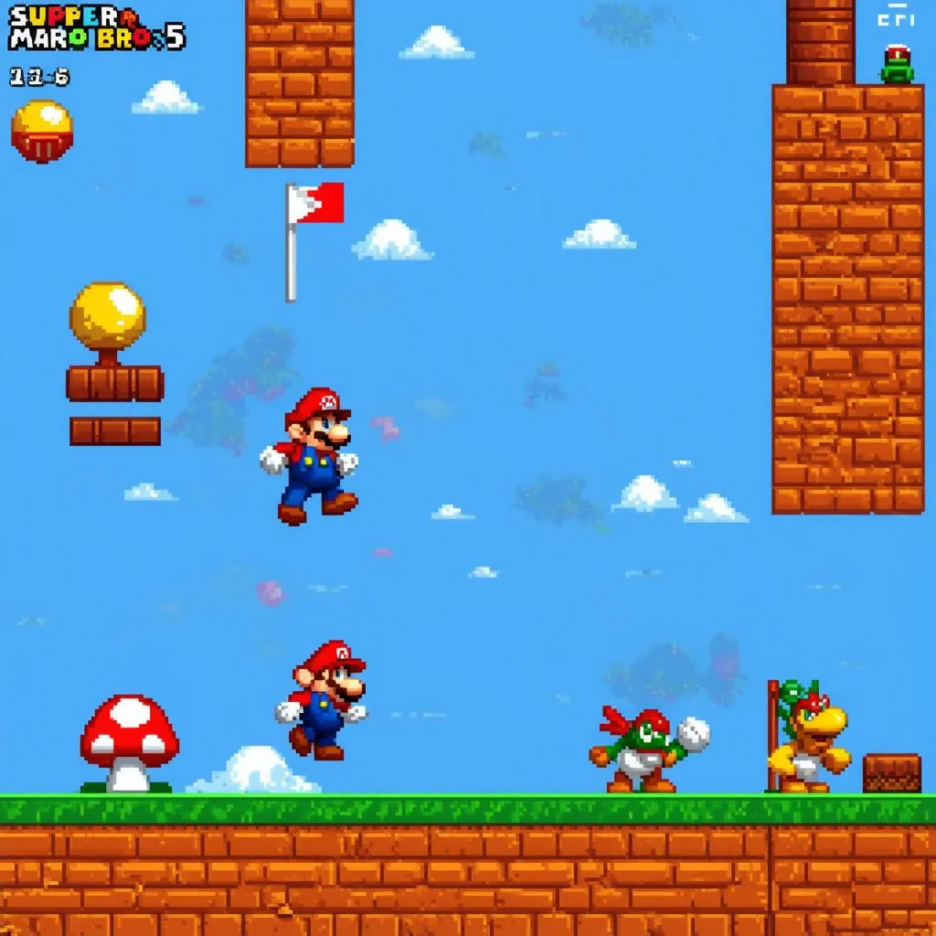 Gameplay Super Mario Bros 1