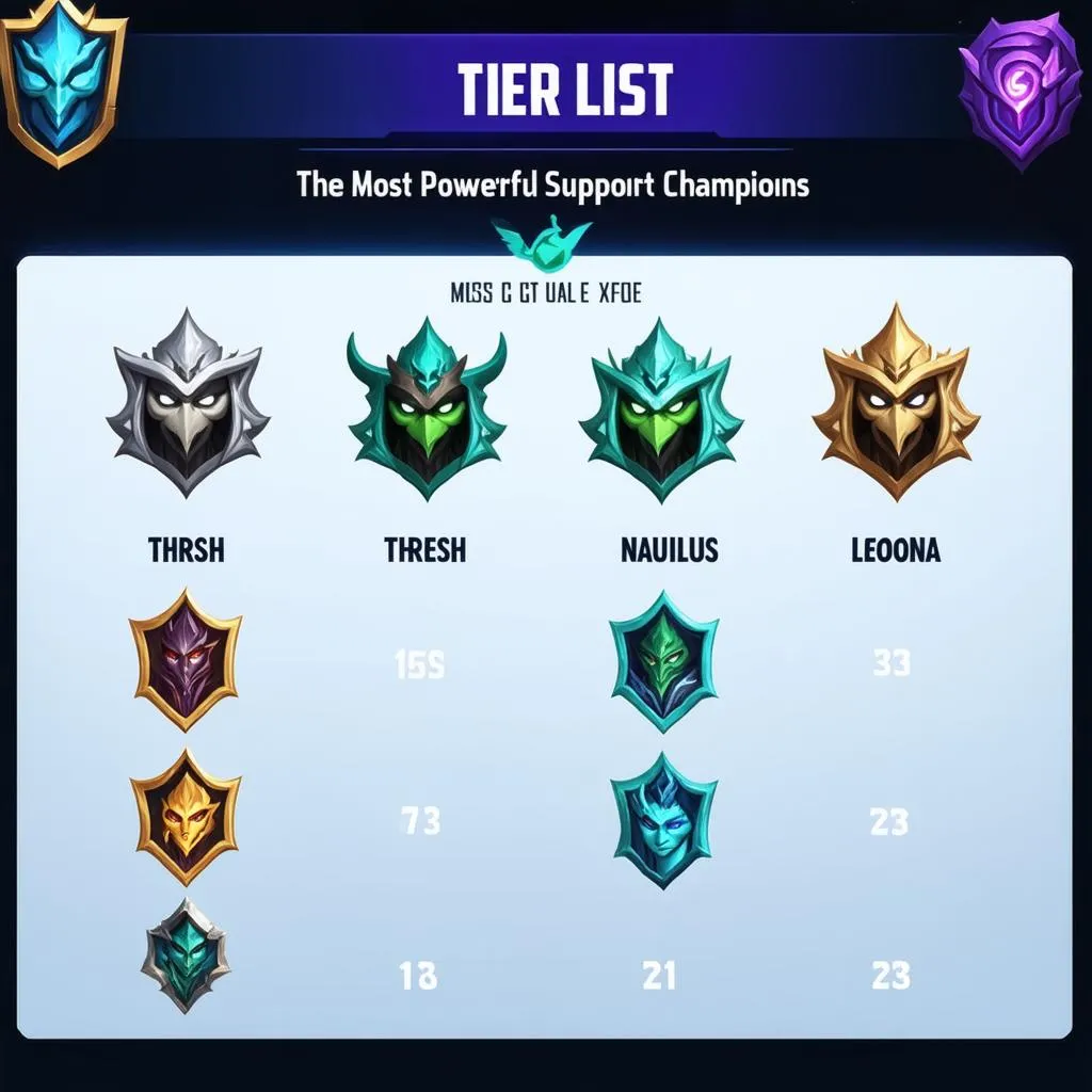 League of Legends Support Tier List