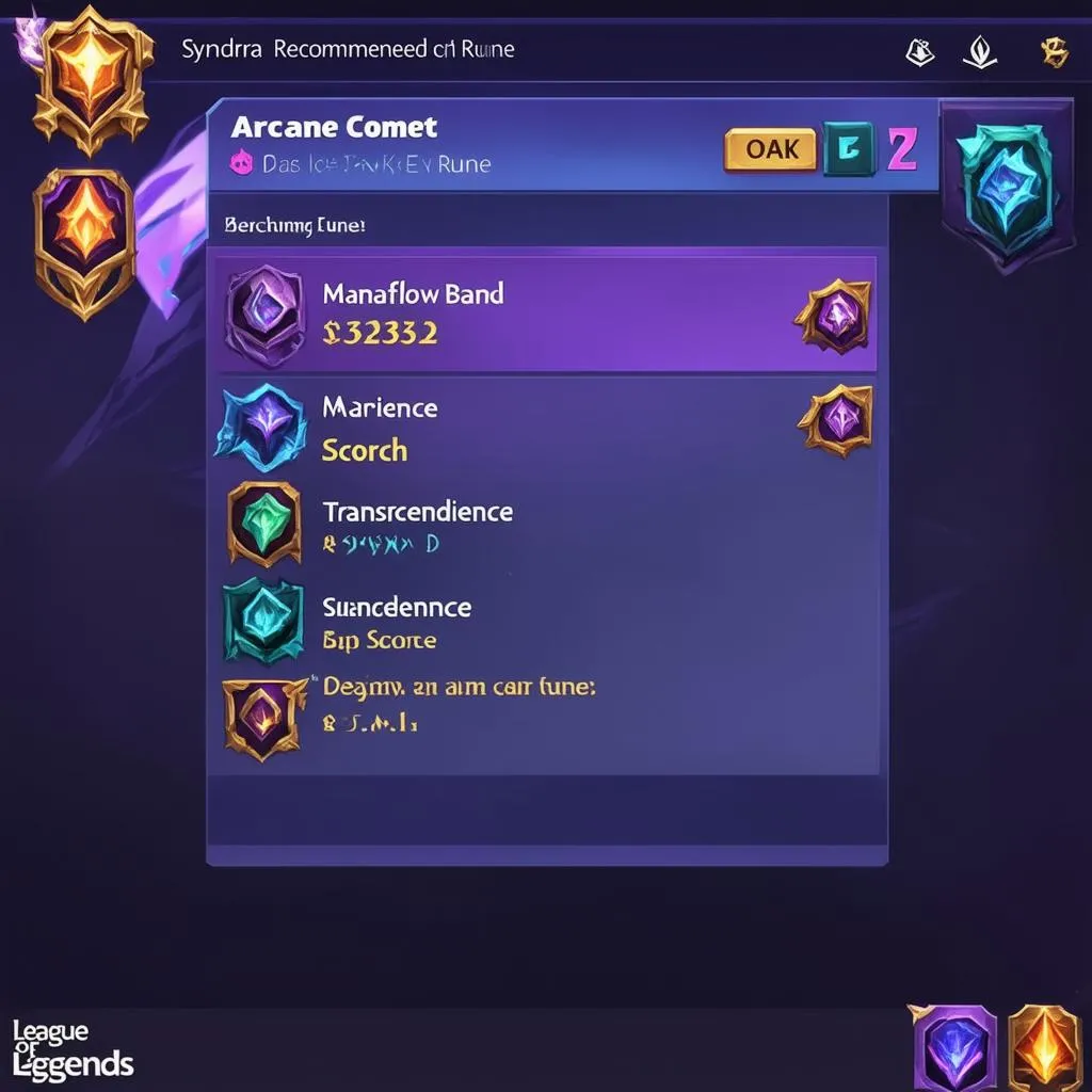 Syndra Aram Runes