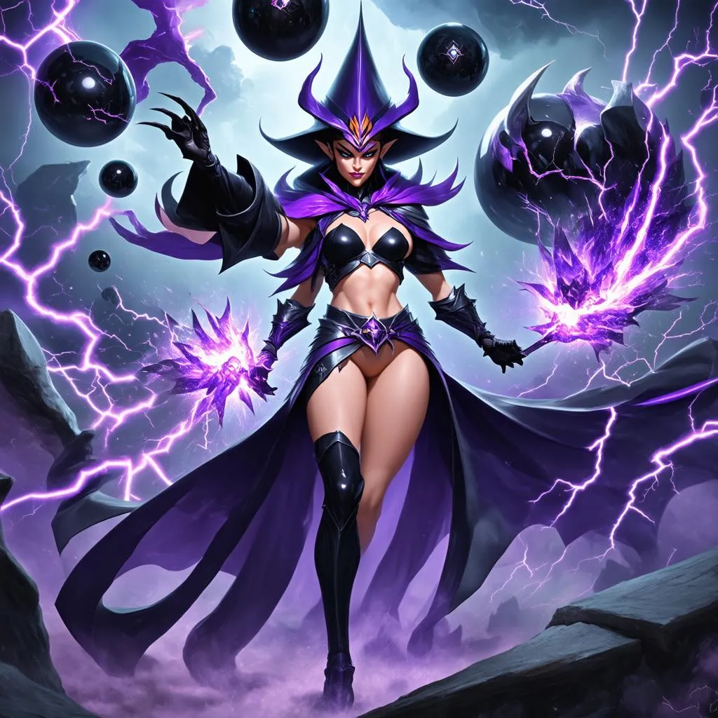 Syndra Full AP: Nữ Chúa Bóng Tối Khiến Cả Summoner Rift Phải Rùng Mình