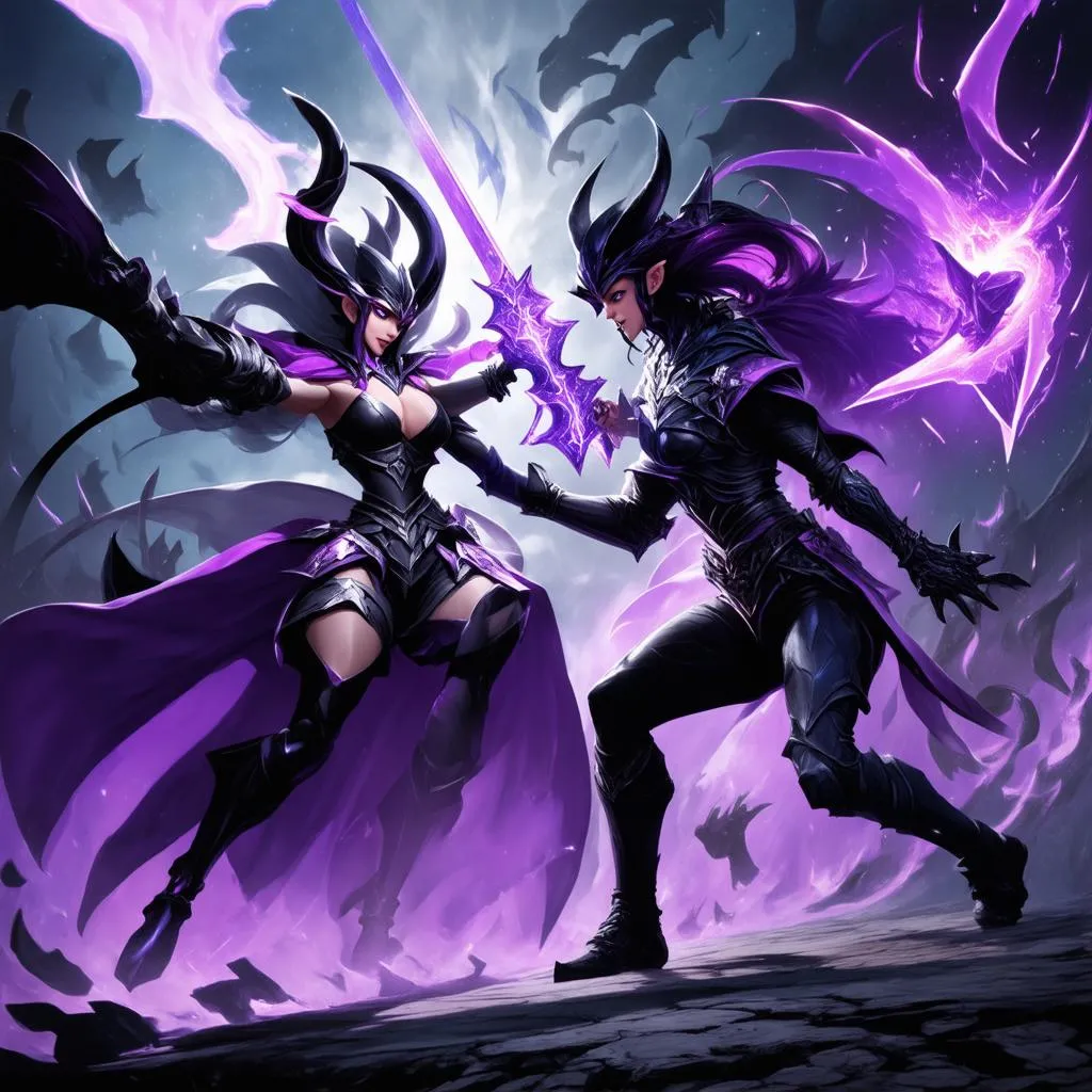 Syndra x Zed: Khi Sức Mạnh Gặp Gỡ Ám Ảnh – Liệu Có Phải Là Định Mệnh?