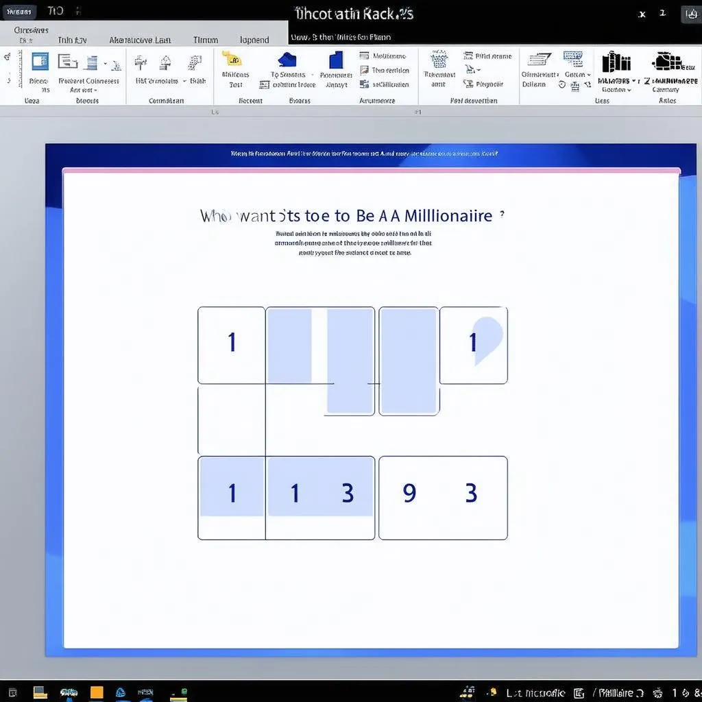 Tạo game Ai là triệu phú trên PowerPoint