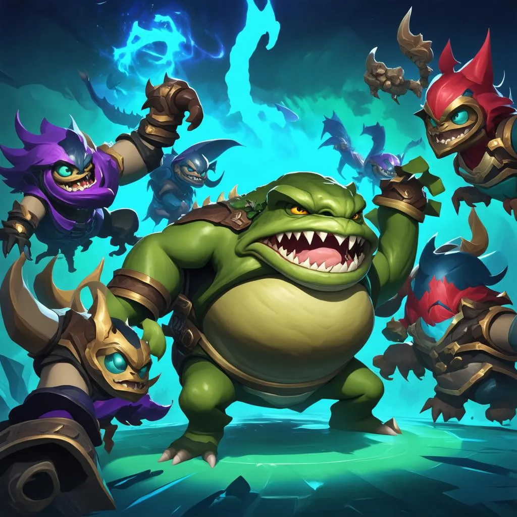 Tahm Kench bị bao vây