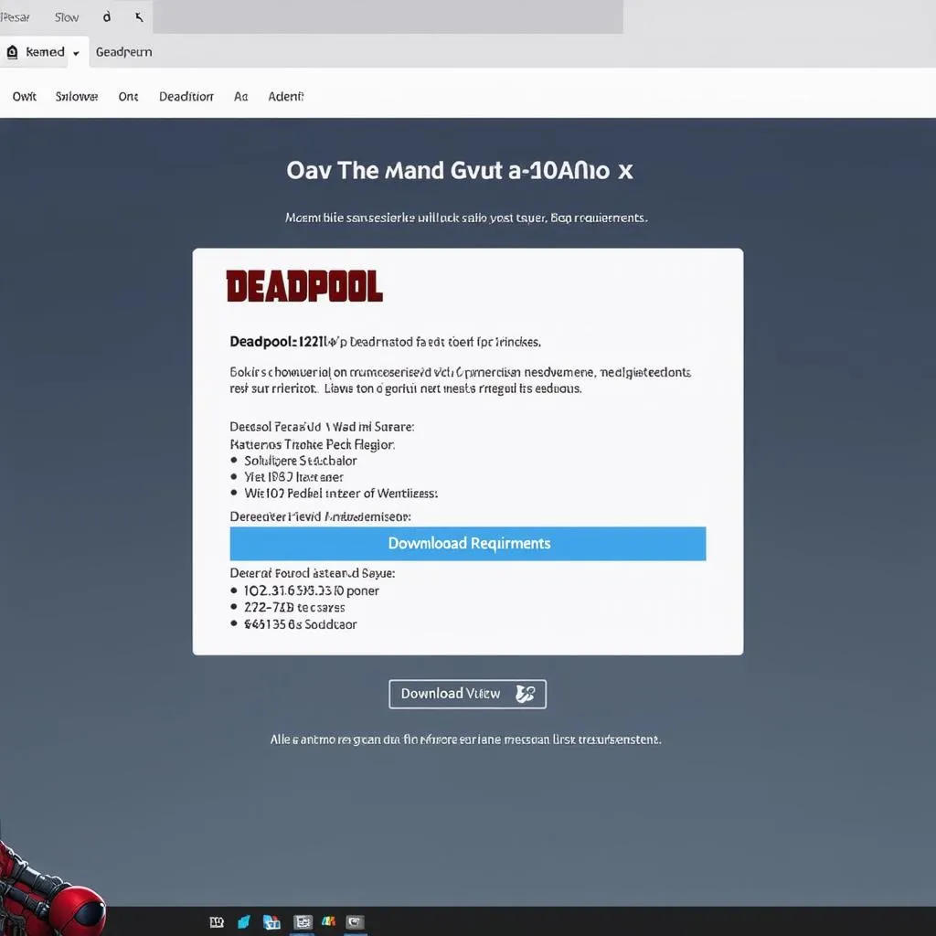 Tải game Deadpool từ Steam
