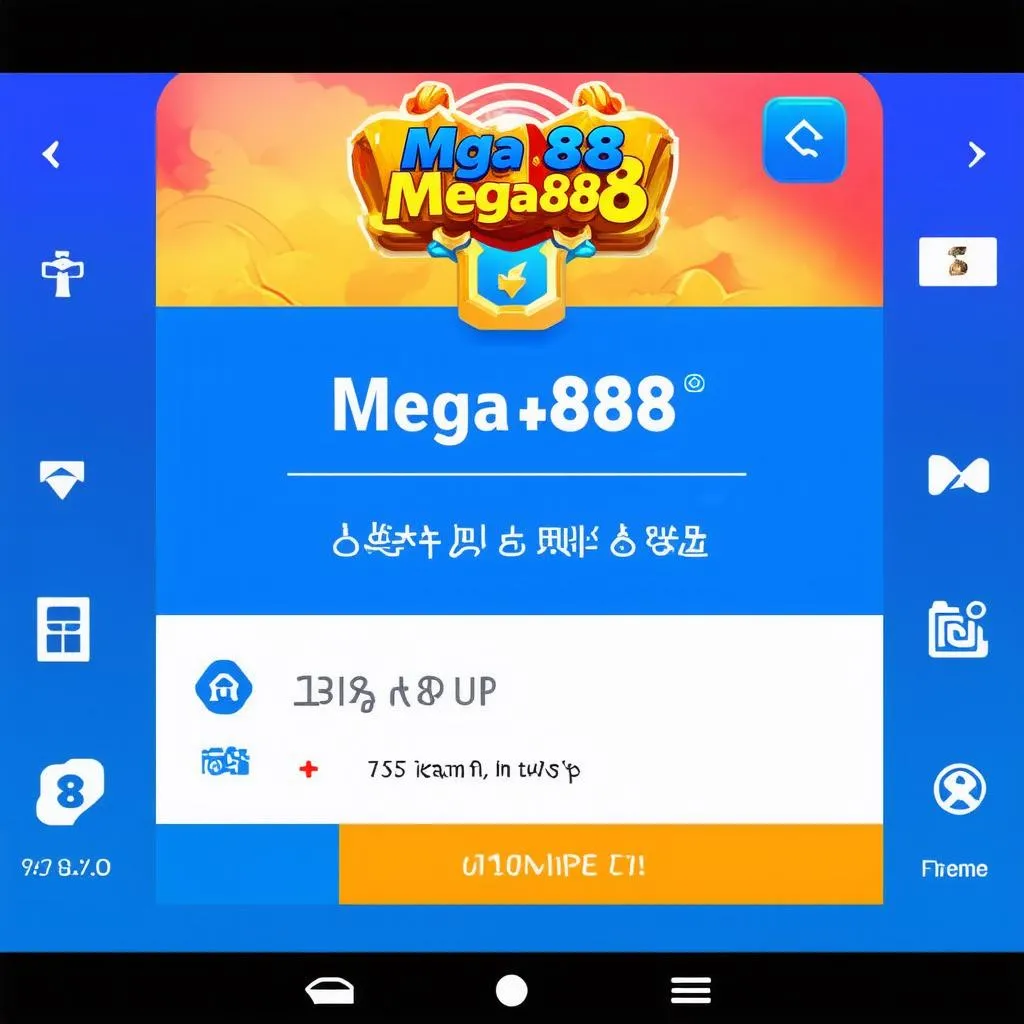 Giao diện tải game Mega888