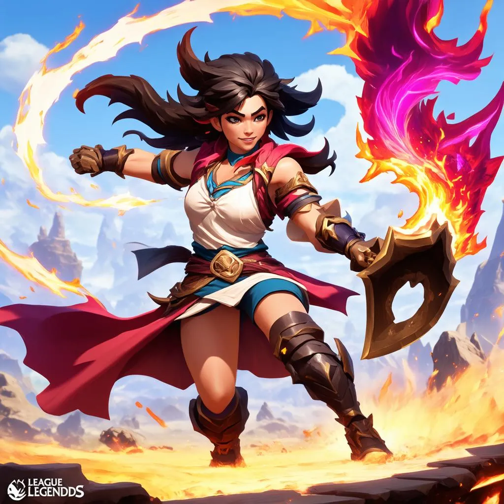 Taliyah trong trận chiến