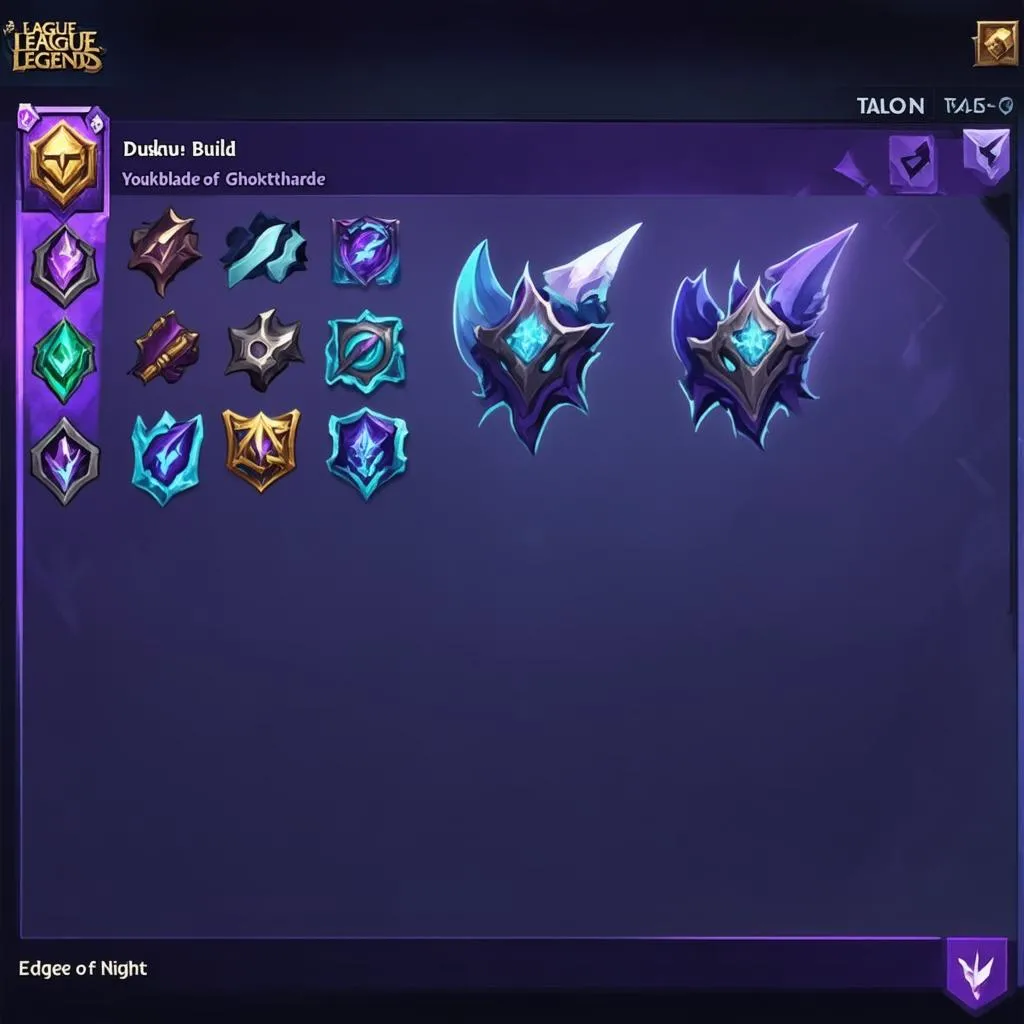 Talon Items