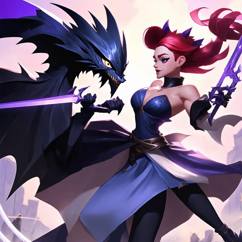 Talon và Orianna trong Liên Minh Huyền Thoại