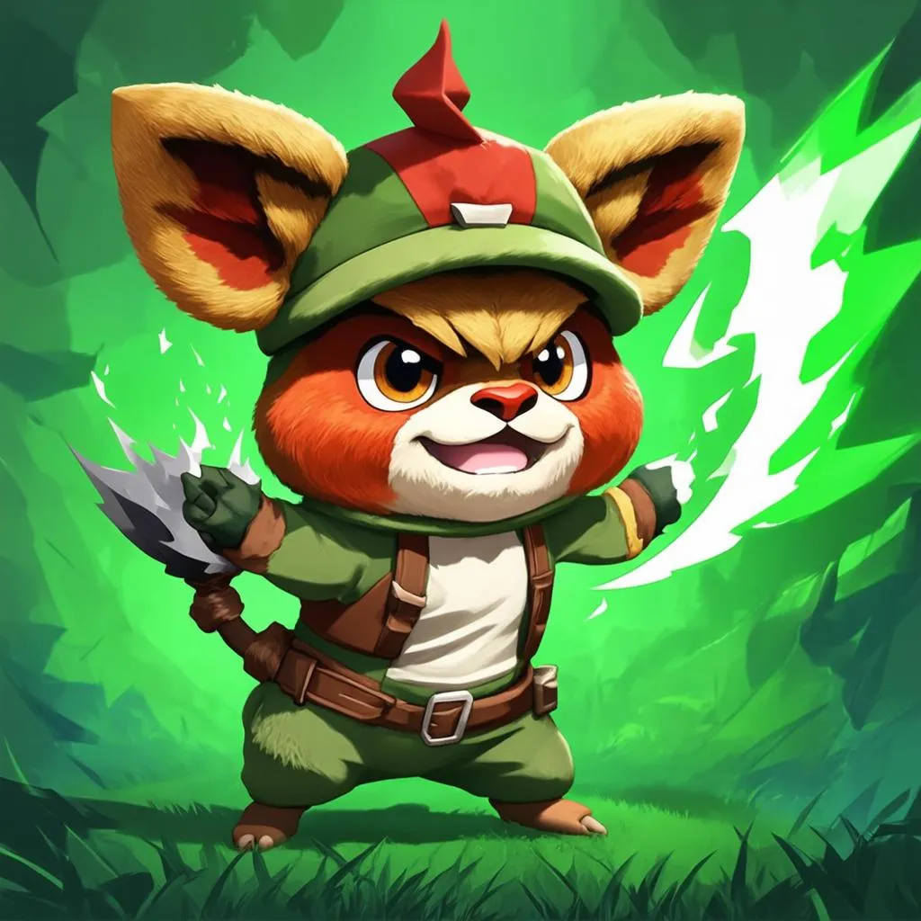 Teemo Áp Sát giao tranh