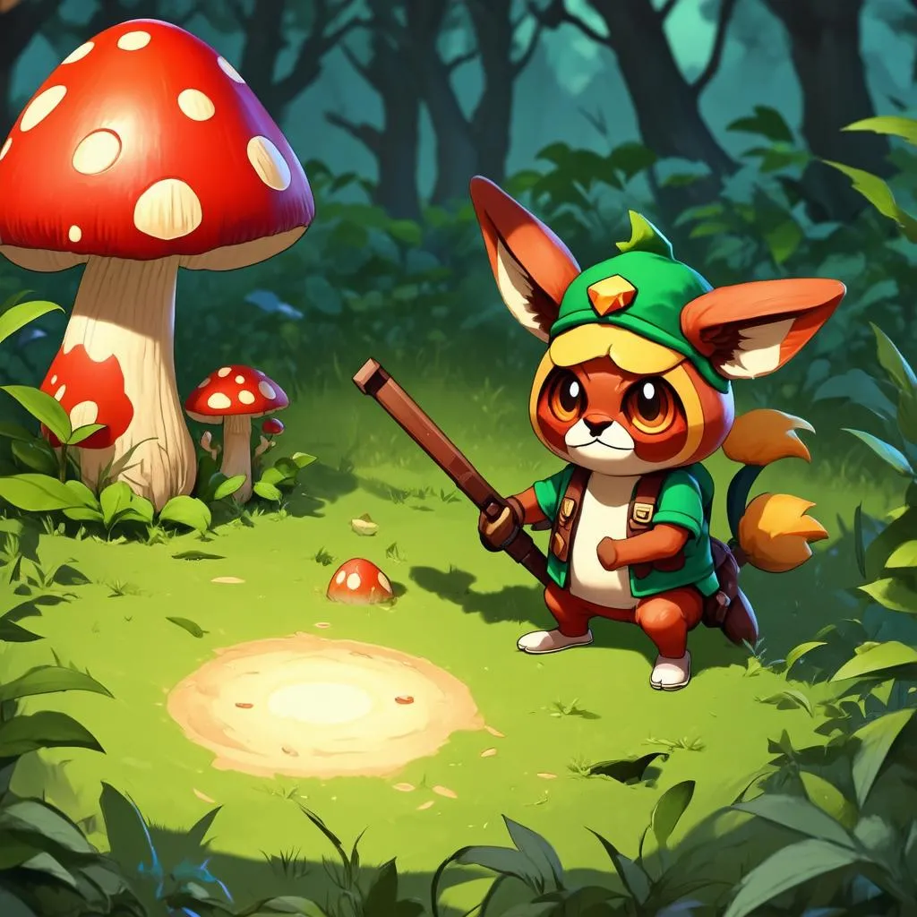 Teemo đặt bẫy nấm