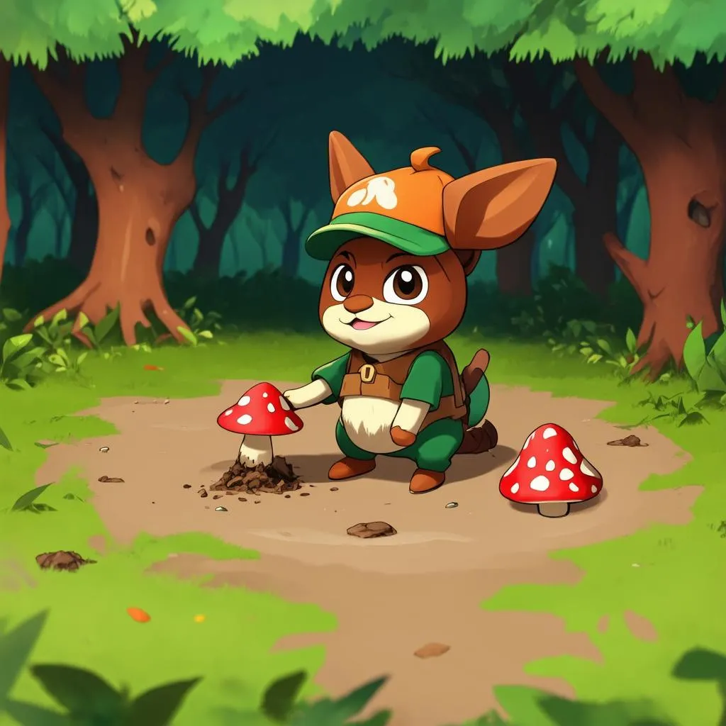 Teemo đặt nấm