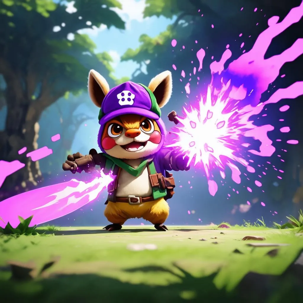 Teemo SP sử dụng kỹ năng Bắn Độc