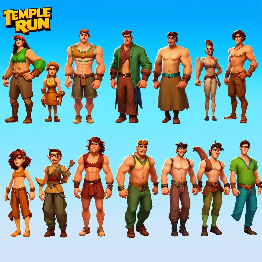 Temple Run Characters