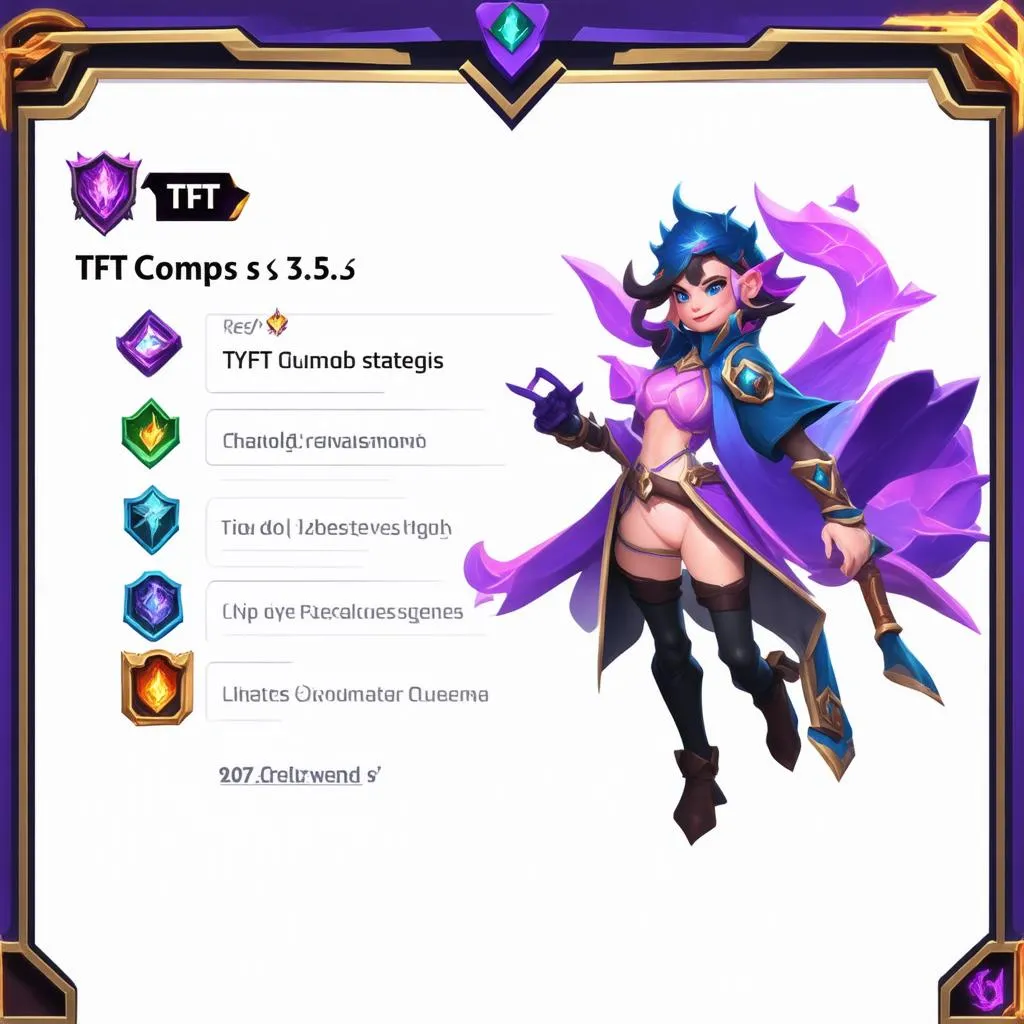 Hướng dẫn TFT Comps 3.5