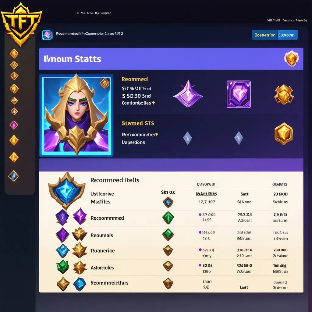 TFT stat trang bị